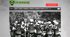 Desktop Screenshot of leveragelacrosse.com